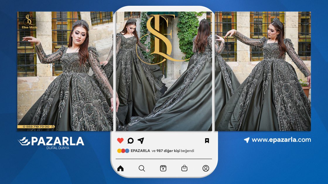 Elisa Moda Gelinlik Sosyal Medya Tasarımları